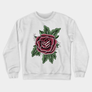 Traditional Rose Crewneck Sweatshirt